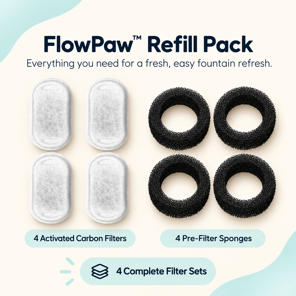 FlowPaw™ Filter Refill Pack – 4 Filter Sets