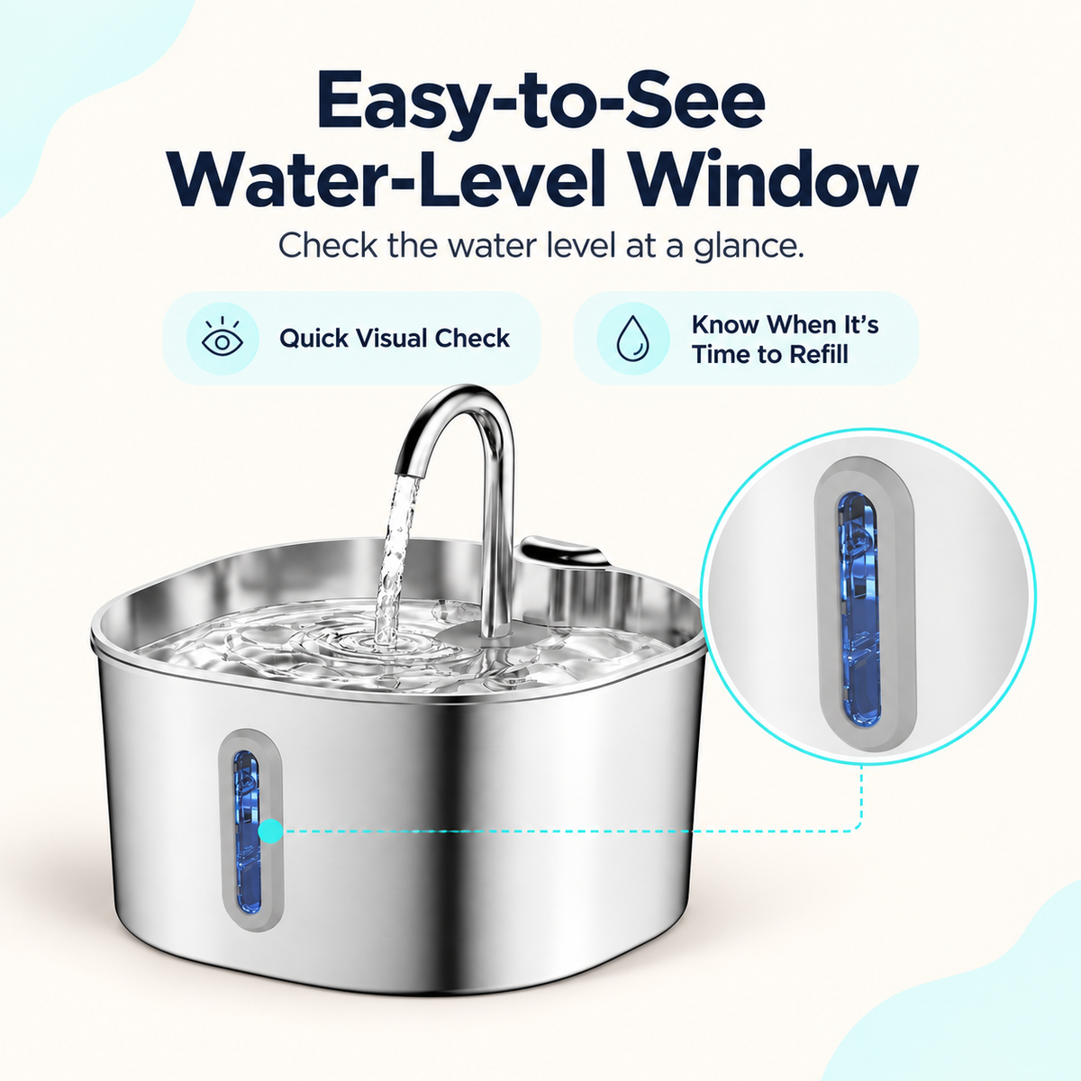 FlowPaw™ 2.2L Motion-Sensor Pet Fountain