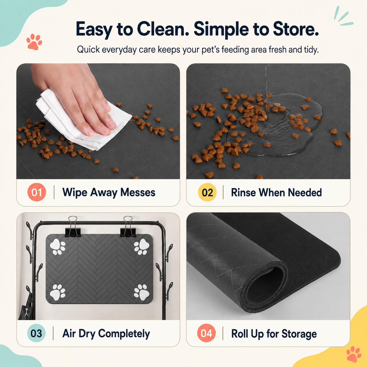 DryPaw™ Absorbent Feeding Mat